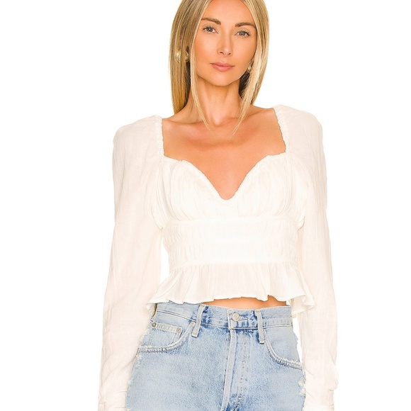 FREE PEOPLE | Aurora Long Sleeve Top M - Picture 10 of 10